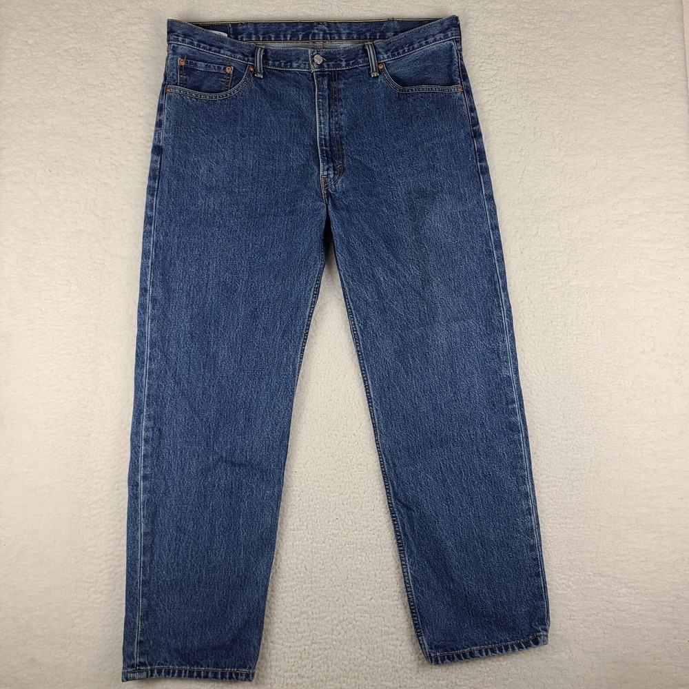 Levi's 550 Jeans Mens 40x32 Relaxed Straight‎ Leg Blue Medium Wash